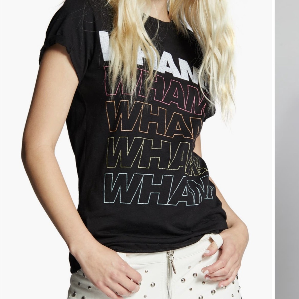 Women's Black Graphic Tee